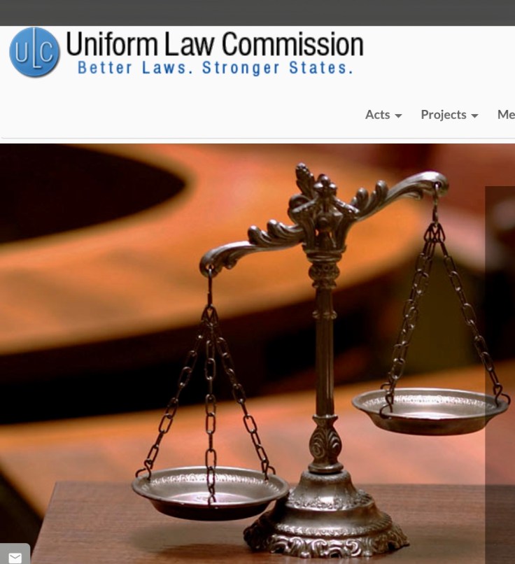 Uniform Law Commission website